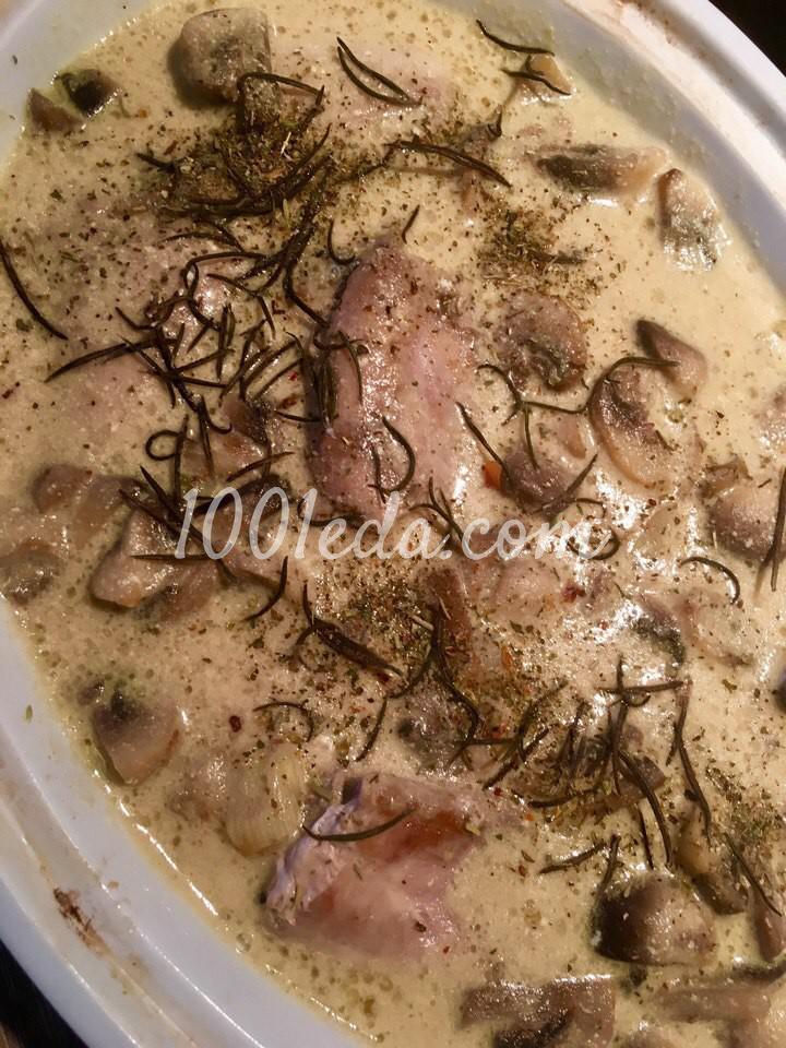 Курица в горчичном соусе с грибами: рецепт с пошаговым фото - Шаг №6