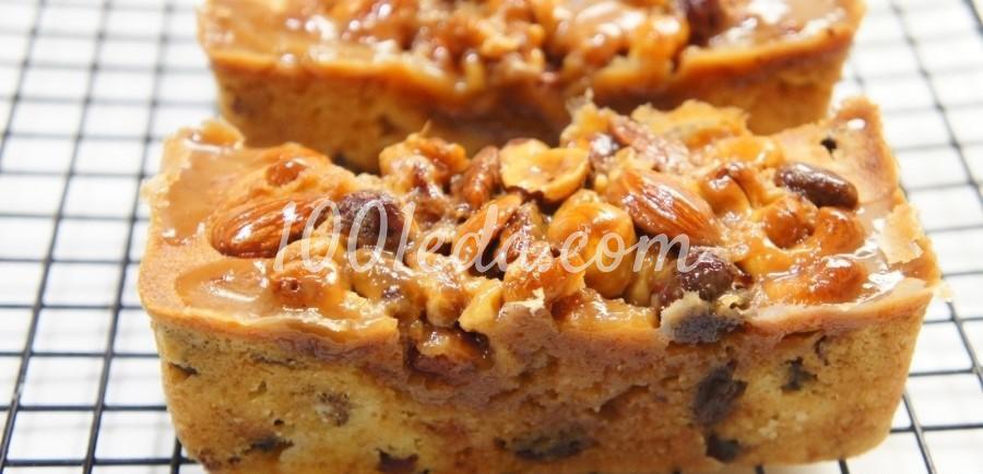 Медовые кексы с орехами, клюквой и изюмом: пошагово с фото