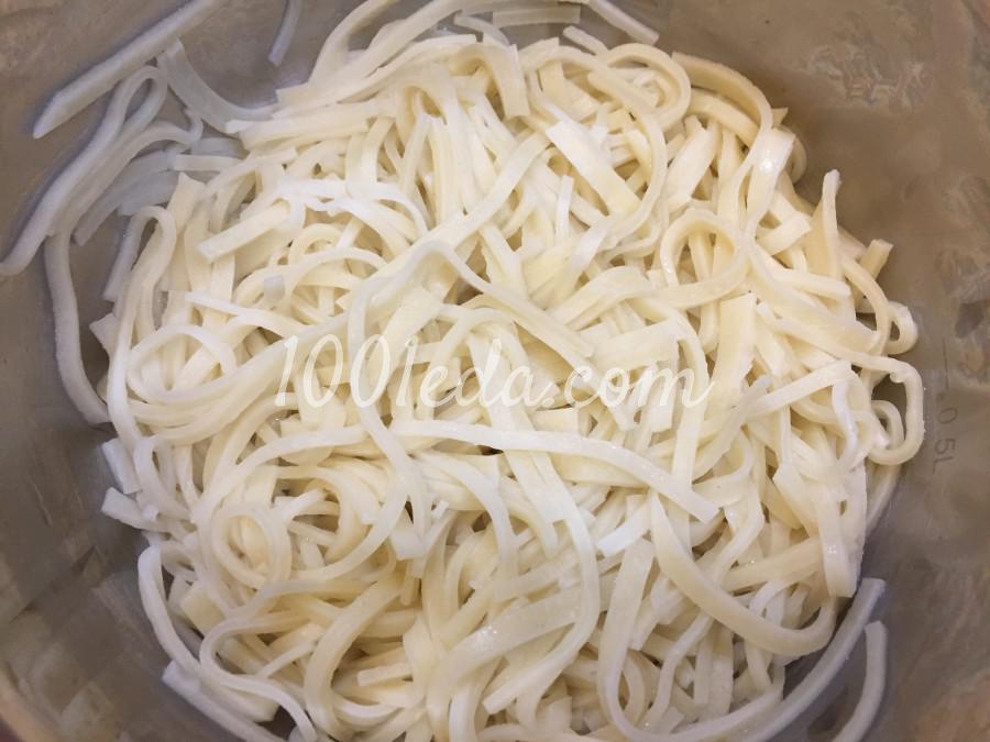Спагетти с грибами и фаршем: пошаговое фото - Шаг №7