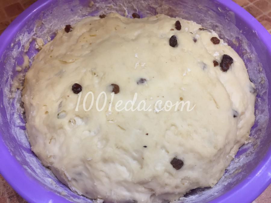 Сдобные булочки с изюмом и корицей: пошаговый с фото - Шаг №7 Сдобные булочки с изюмом и корицей: пошаговый с фото - Шаг №7