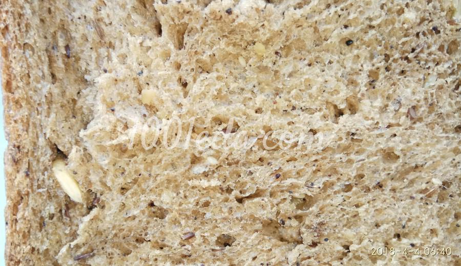 Хлеб с семенами в хлебопечке: пошаговый с фото