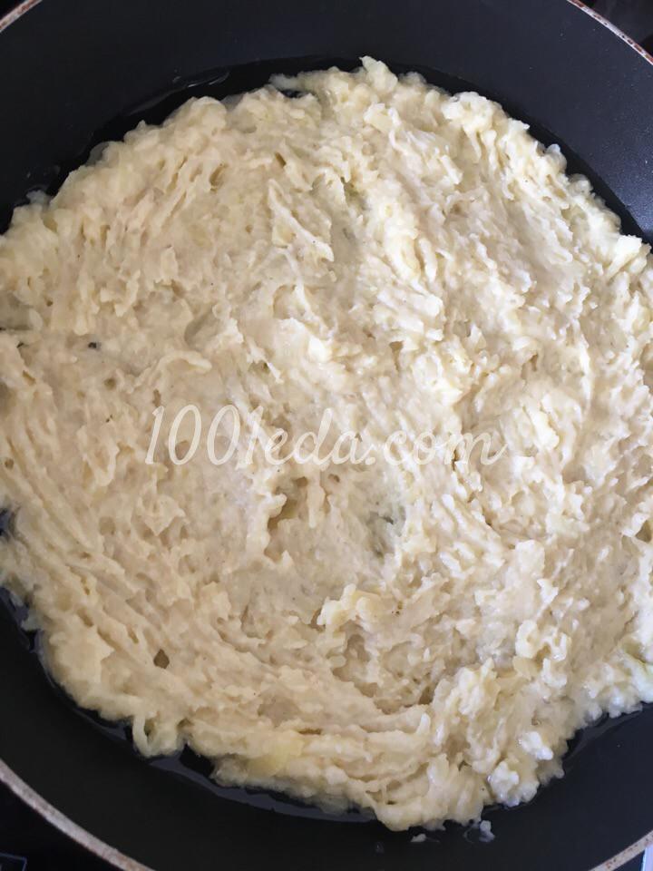 Быстрый картофельный пирог с ветчиной и сыром: пошаговый с фото - Шаг №3 Быстрый картофельный пирог с ветчиной и сыром: пошаговый с фото - Шаг №3