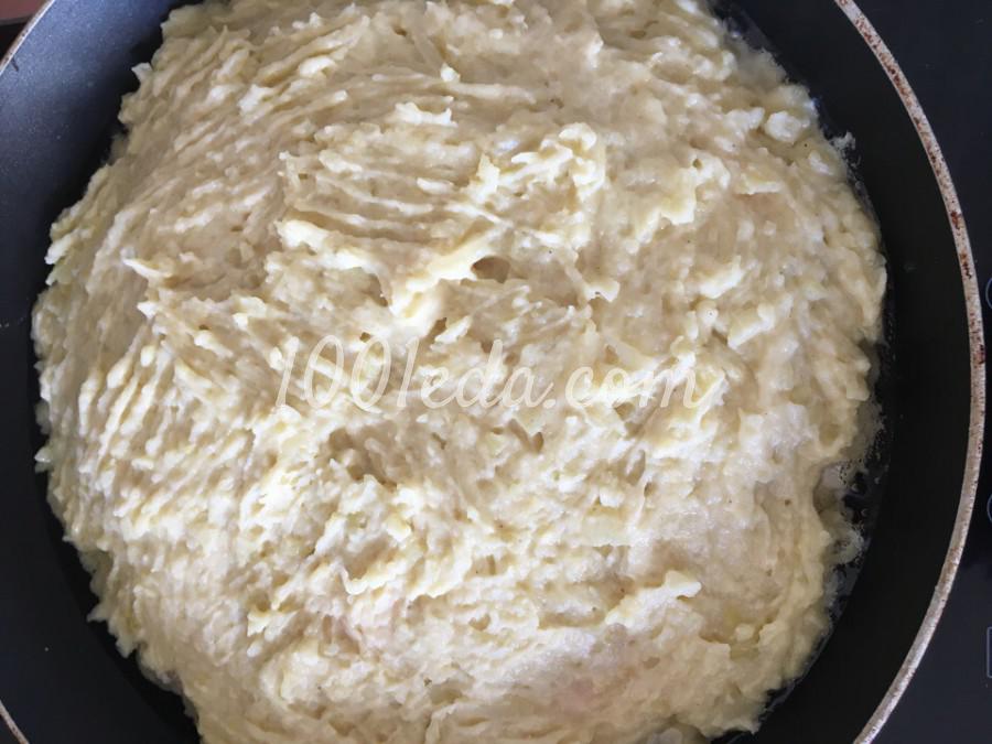 Быстрый картофельный пирог с ветчиной и сыром: пошаговый с фото - Шаг №7 Быстрый картофельный пирог с ветчиной и сыром: пошаговый с фото - Шаг №7