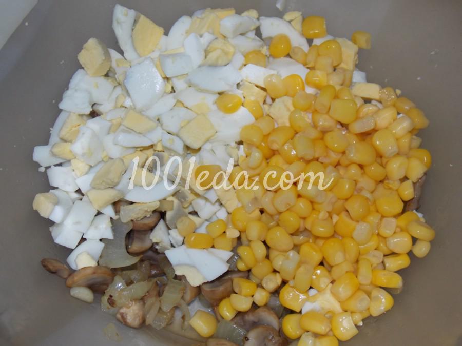 Салат с грибами и морской капустой: пошаговый с фото - Шаг №4 Салат с грибами и морской капустой: пошаговый с фото - Шаг №4