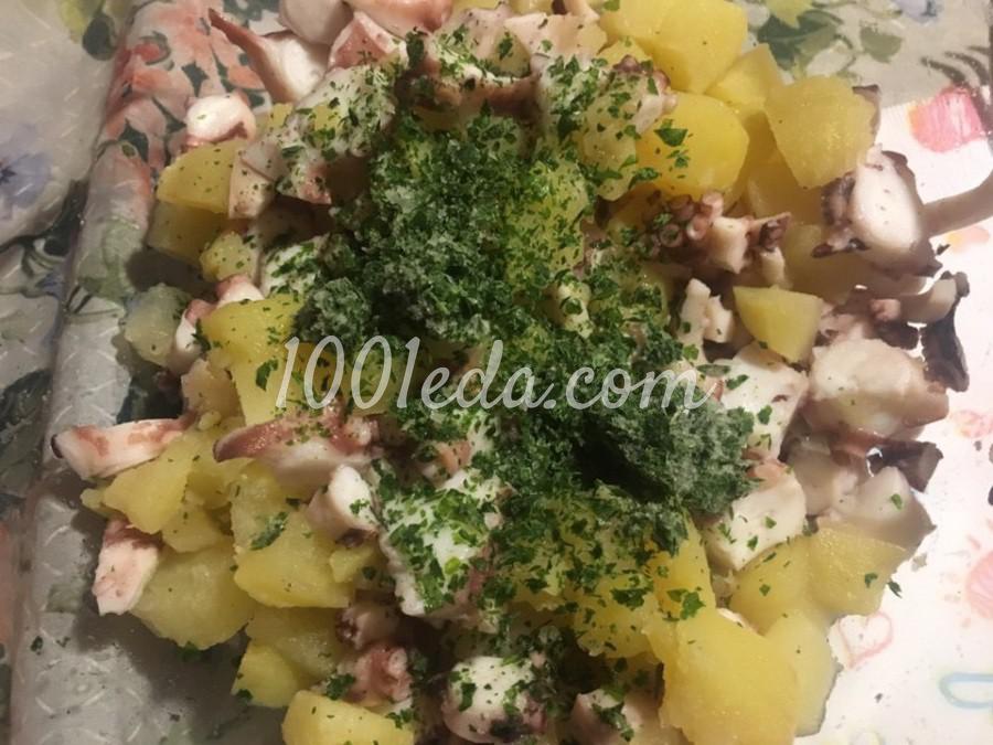 Картофельный салат с осьминогом: пошаговый с фото - Шаг №3
