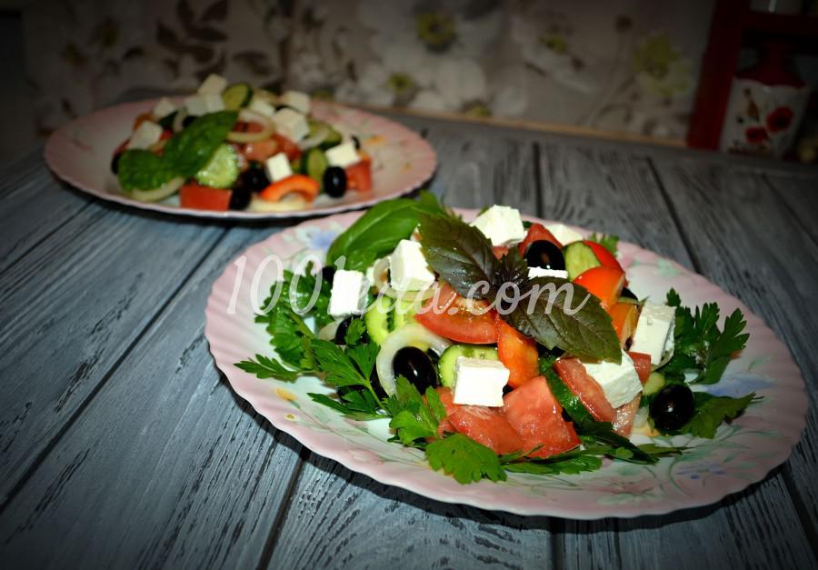 Любимый летний салат «Греческий»: пошаговое фото