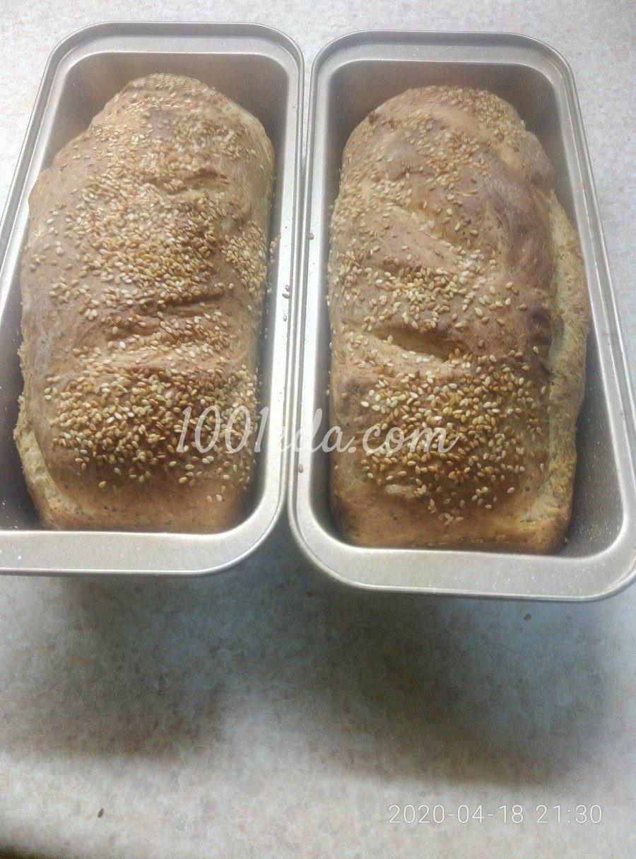 Домашний хлеб с молотым семенем льна