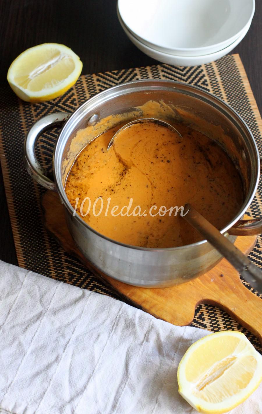 Томатно-нутовый суп-пюре с пряным маслом
