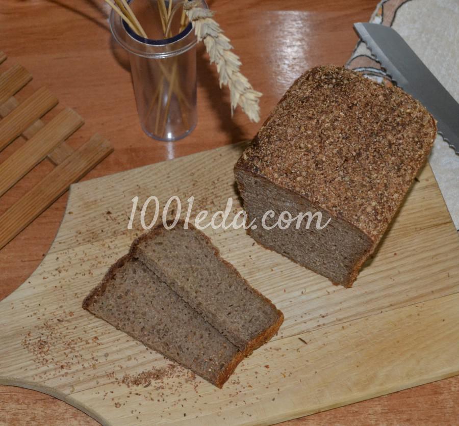 Любимый Дарницкий хлеб на закваске: пошаговый с фото
