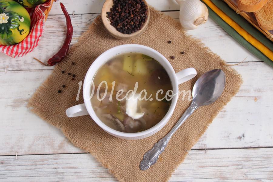 Суп из маринованных грибов: пошаговый с фото