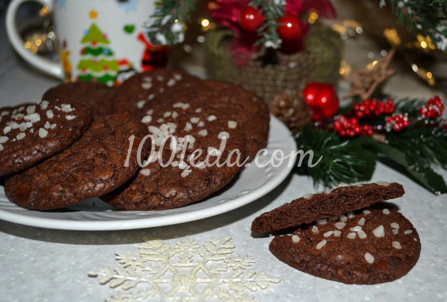 Американское шоколадное печенье: пошаговое фото