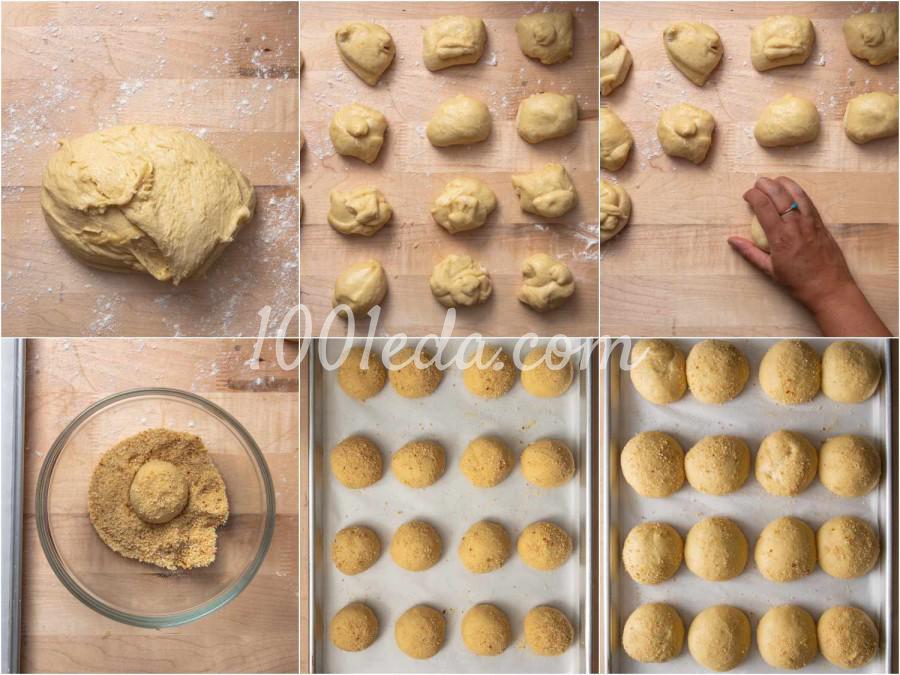 Филиппинские булочки с посыпкой Pandesal: пошаговое фото - Шаг №3 Филиппинские булочки с посыпкой Pandesal: пошаговое фото - Шаг №3