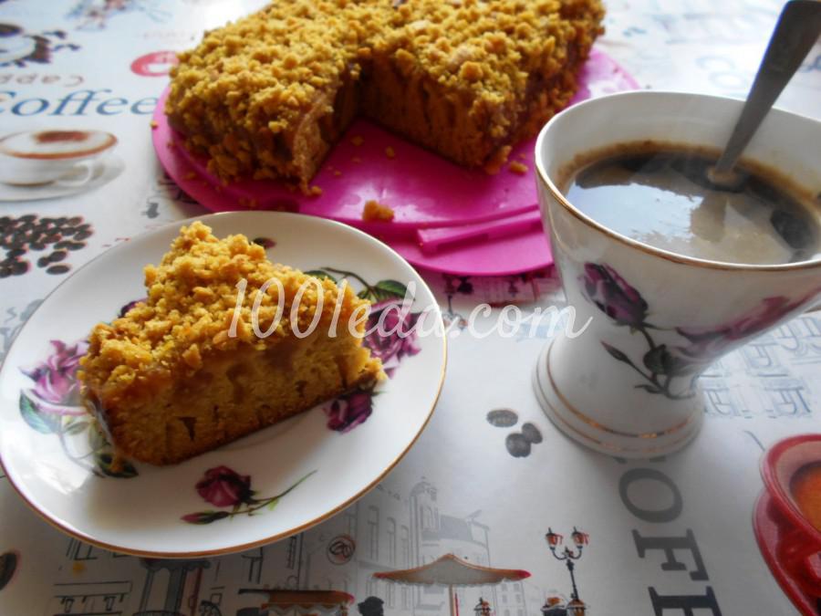 Пирог из тыквенного теста с посыпкой: пошаговый с фото