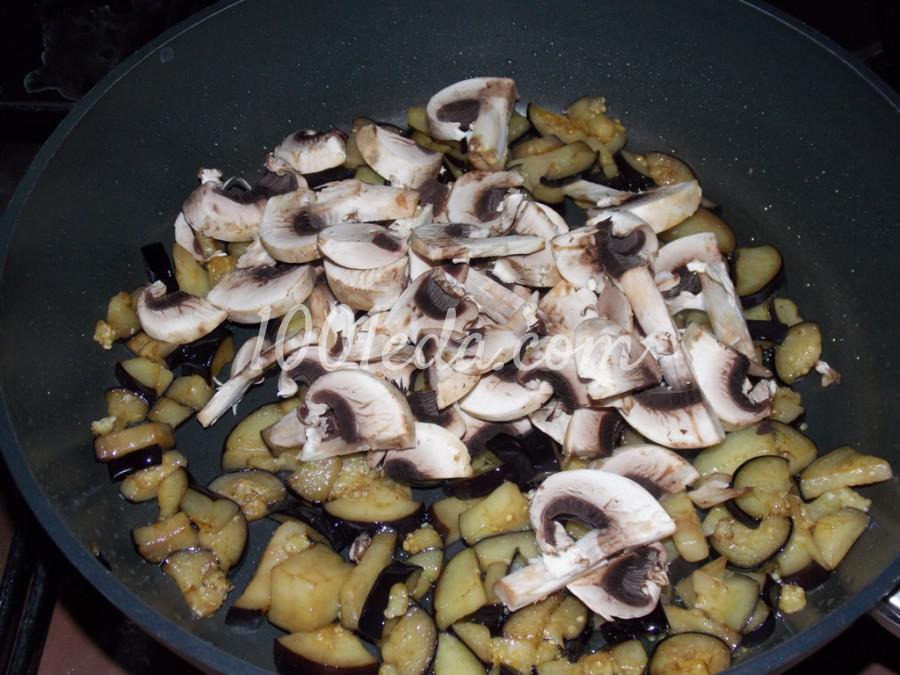 Вкусные овощи с грибами под сыром: пошаговый с фото - Шаг №3