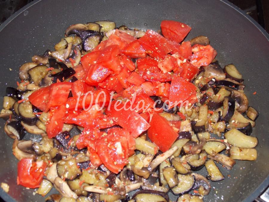 Вкусные овощи с грибами под сыром: пошаговый с фото - Шаг №4