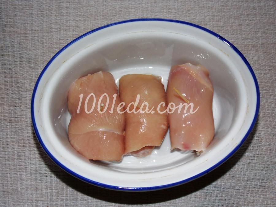 Куриные рулетики с сыром и сушеными томатами: пошаговый с фото - Шаг №5