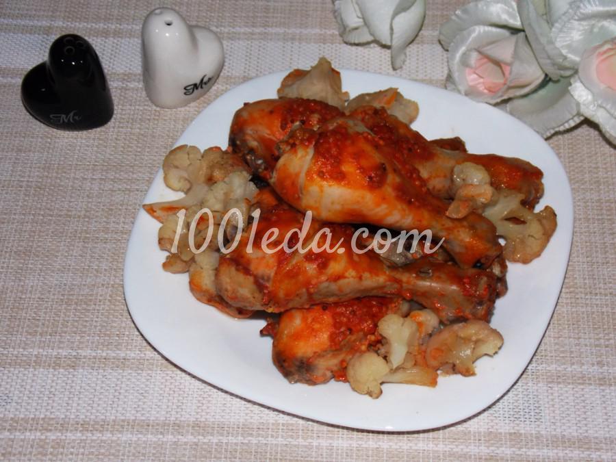 Курица с цветной капустой "Праздничная": пошаговый с фото