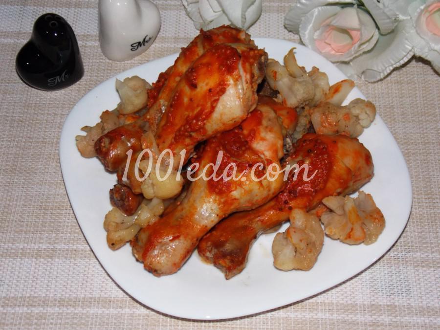 Курица с цветной капустой "Праздничная": пошаговый с фото