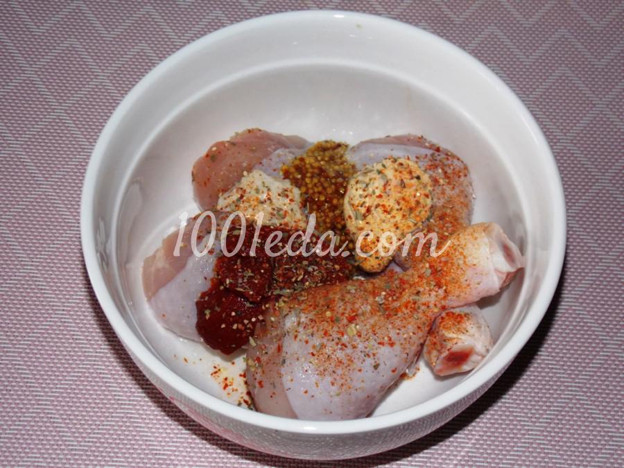 Куриные голени с томатами черри в духовке: пошаговый с фото - Шаг №3