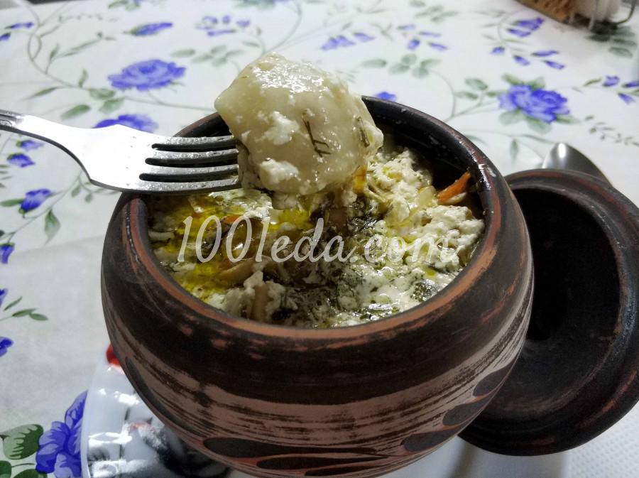 Домашние пельмешки в горшочке